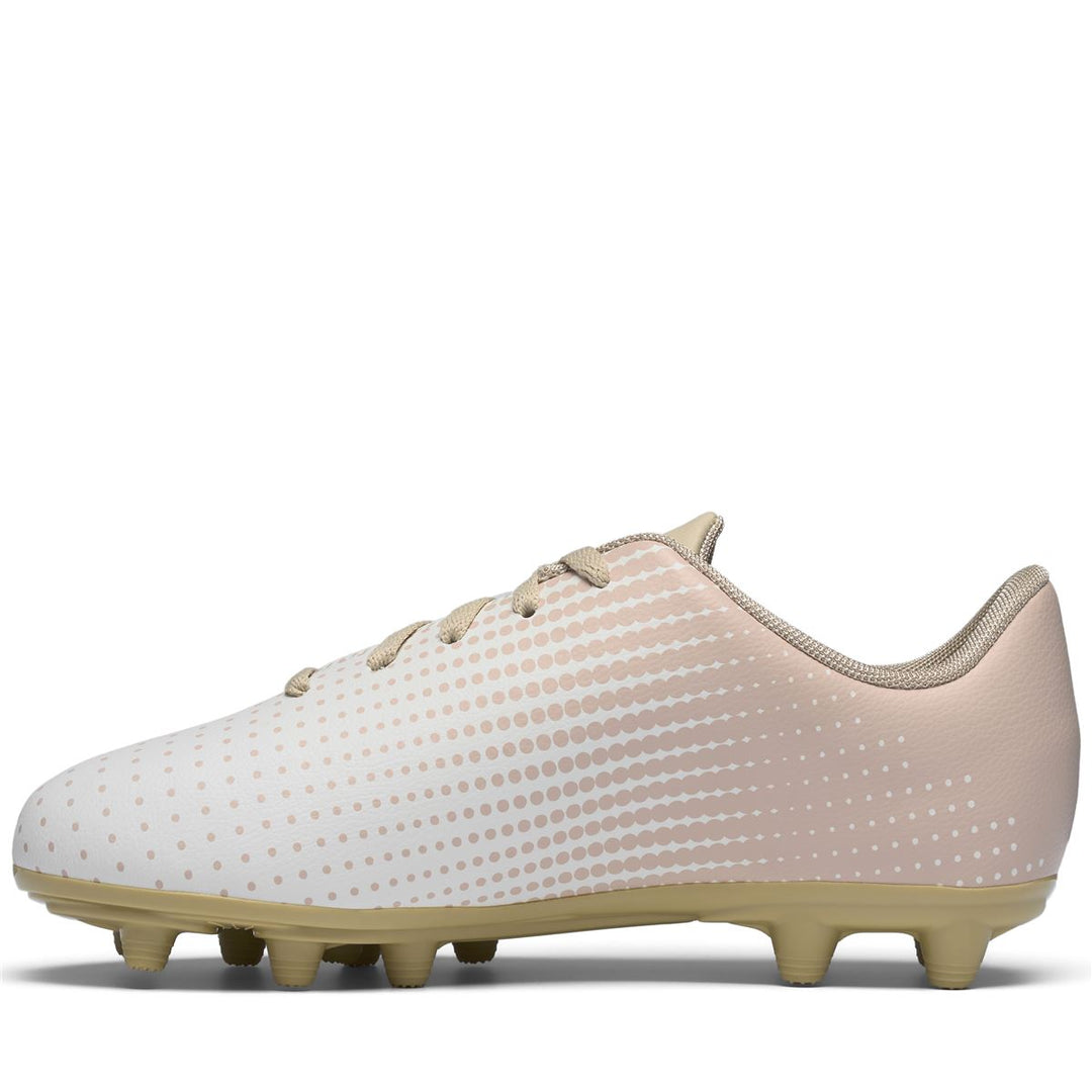 White Boy's Technical Soccer Shoes main