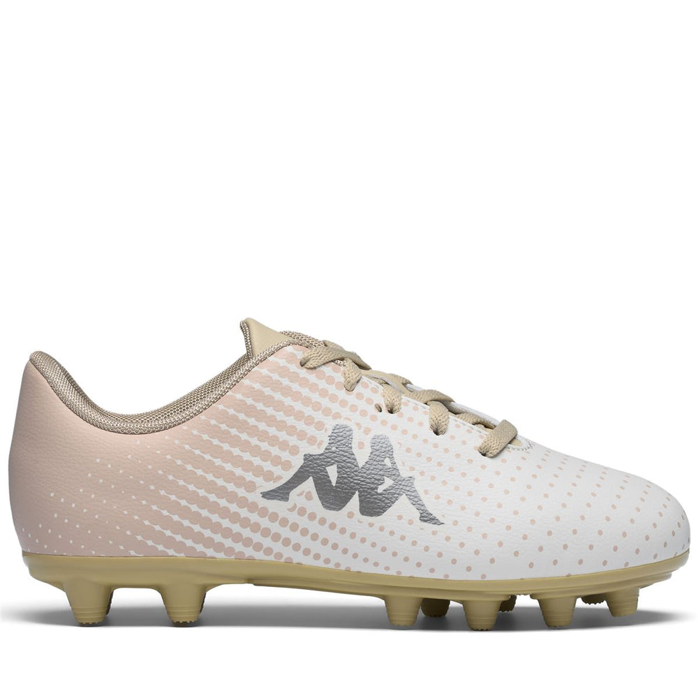 White Boy's Technical Soccer Shoes 02