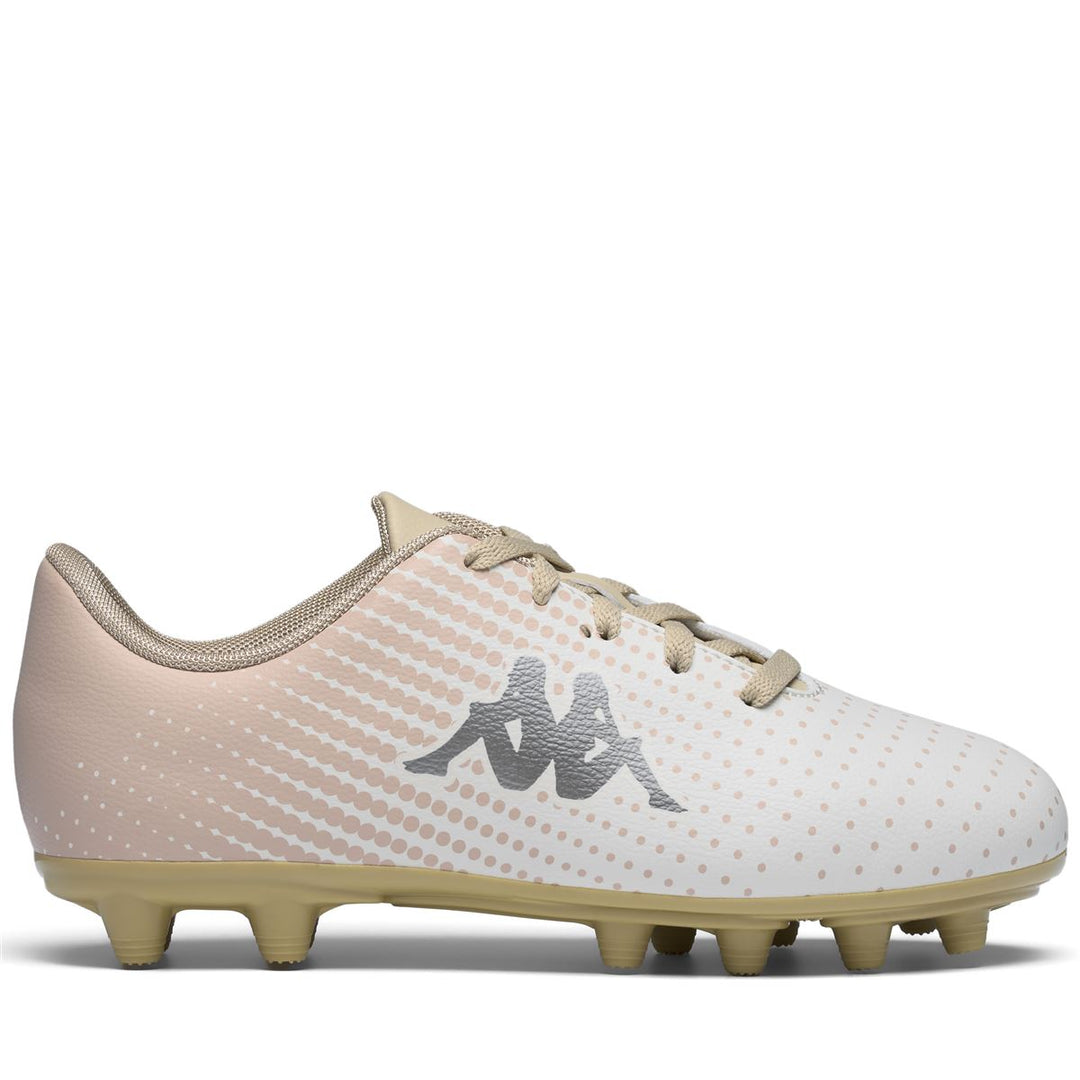 White Boy's Technical Soccer Shoes main