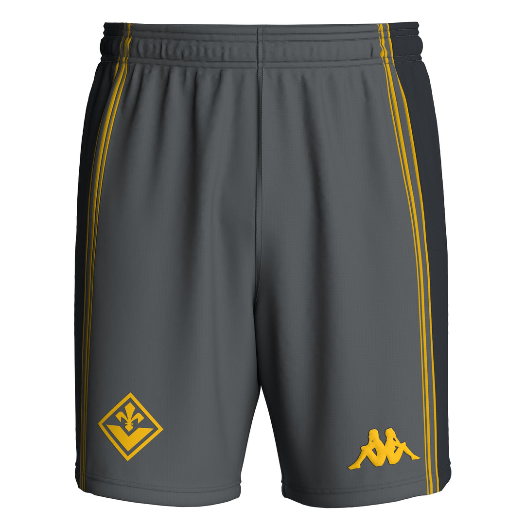 Grey Men's ACF Fiorentina Football Shorts 01