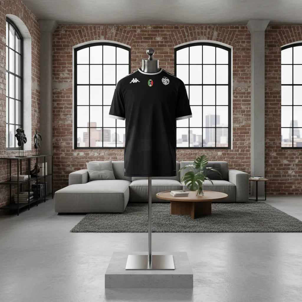 Maglietta da Calcio Uomo Bianco e Nero con Protezione Hydro-Way main