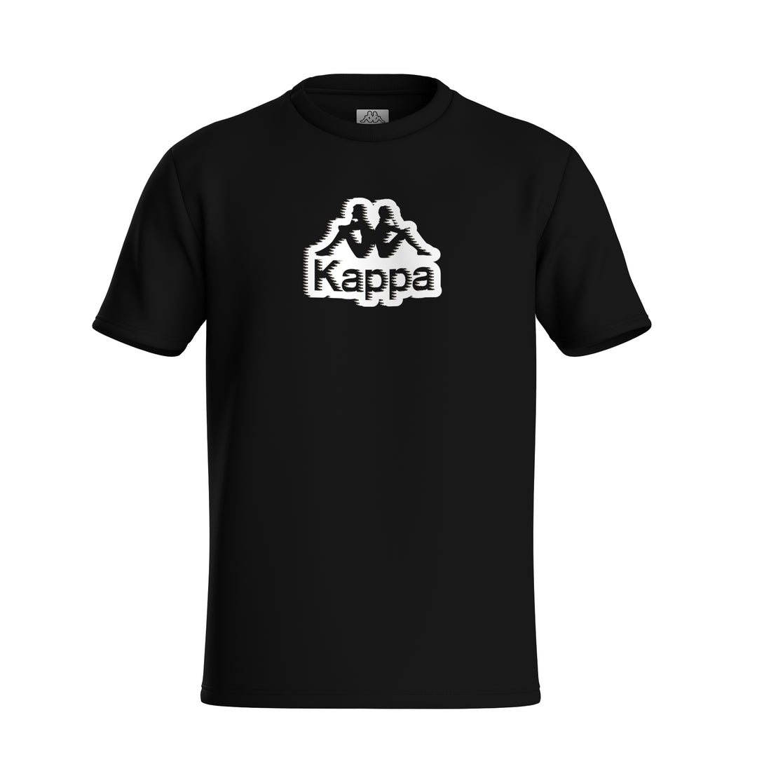 Black Men's Regular Fit Sportswear T-Shirt in Cotton Jersey main