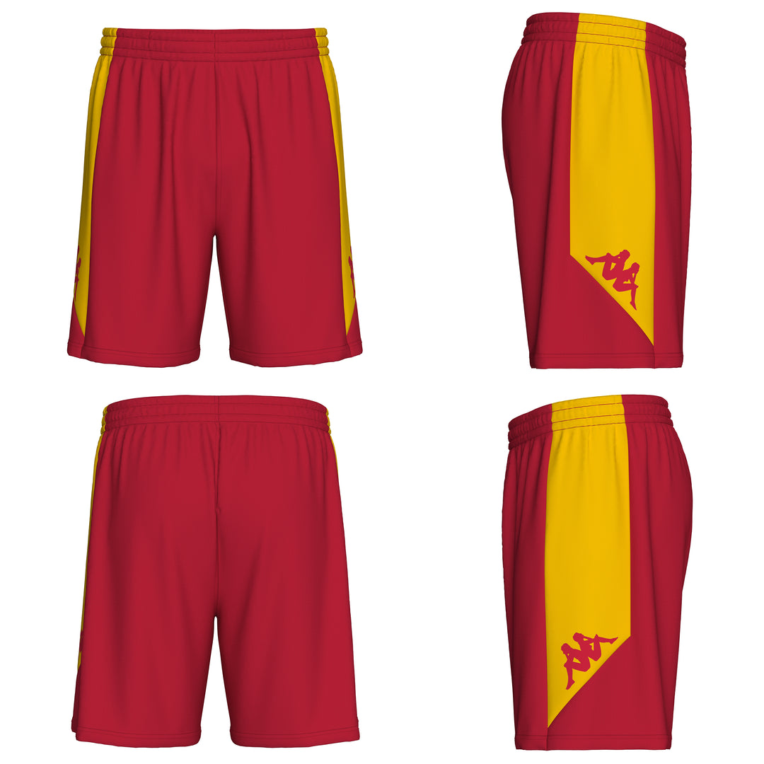 Red Men's Soccer Regular Fit Training Shorts in Recycled Fabric 01