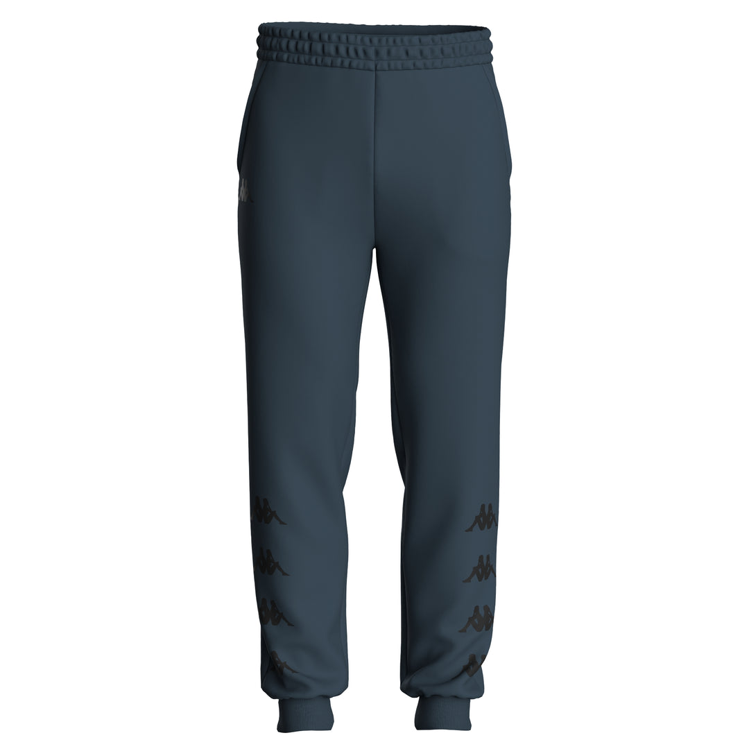 Blue Men's Slim Fit Sportswear Trousers with Mesh Inserts main