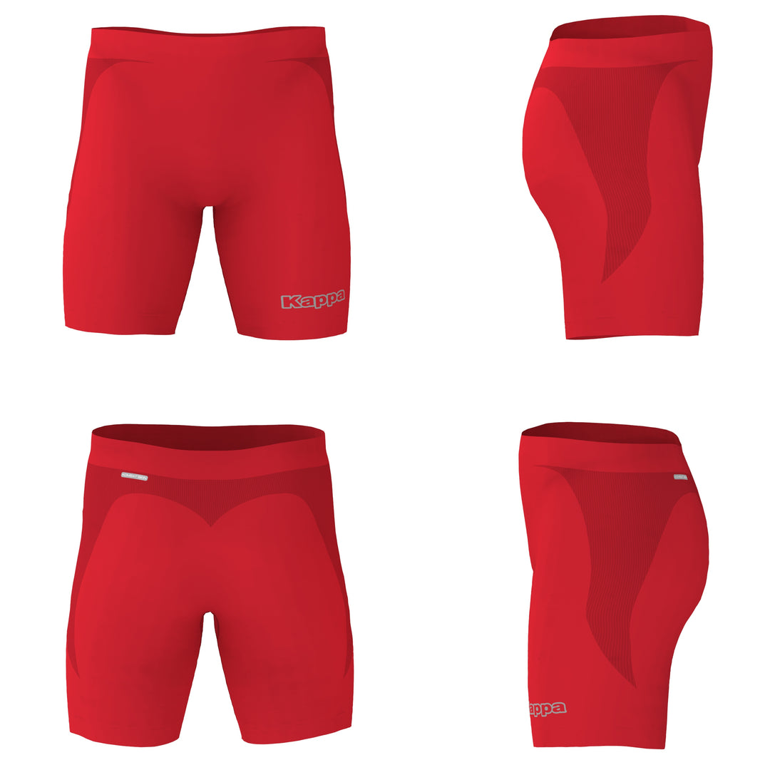 Red Unisex Kombat Skin Fitting Mid Underpants with Technology 01
