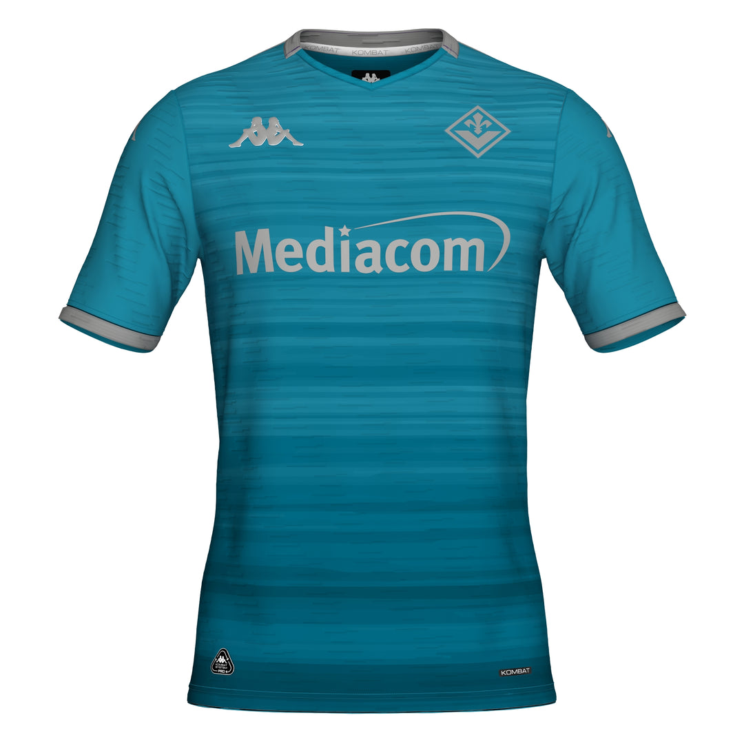 Blue Men's Slim Fit ACF Fiorentina Football Shirt 01