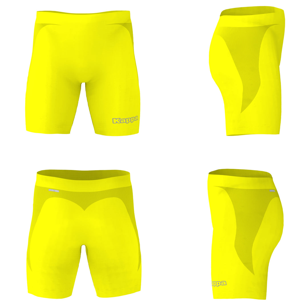 Neon yellow Unisex Mid Sports Underpants with Bacterial Protection 01