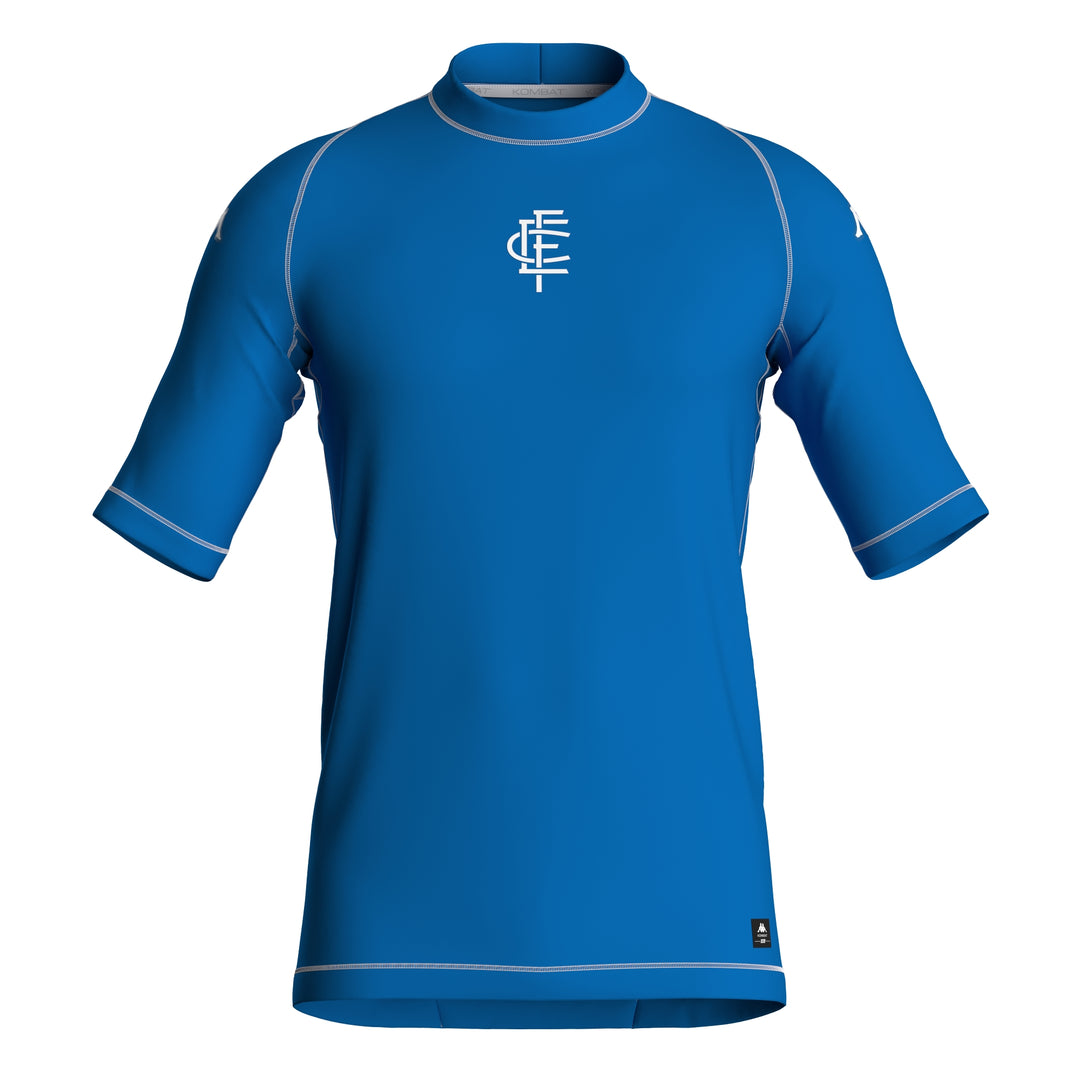 Blue Men's Empoli Football Jersey with Hyper-Elastic Design 01