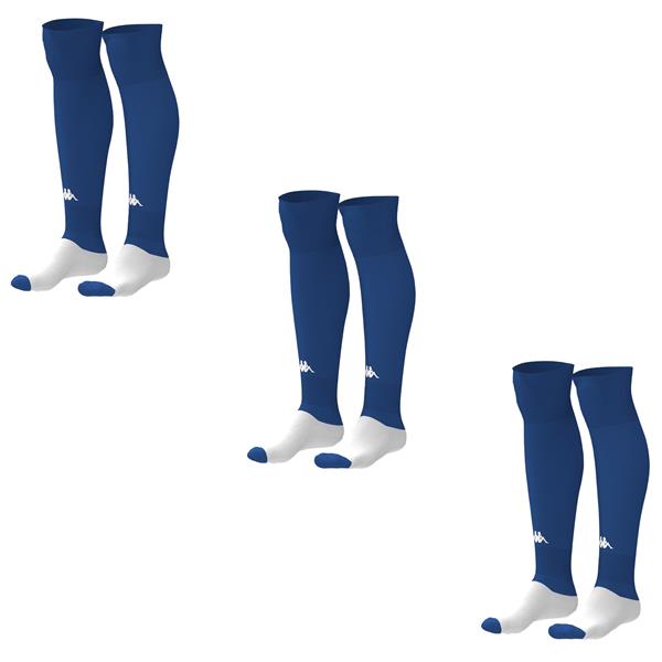 Blue Men's Knee High Soccer Socks with Ventilation Area main