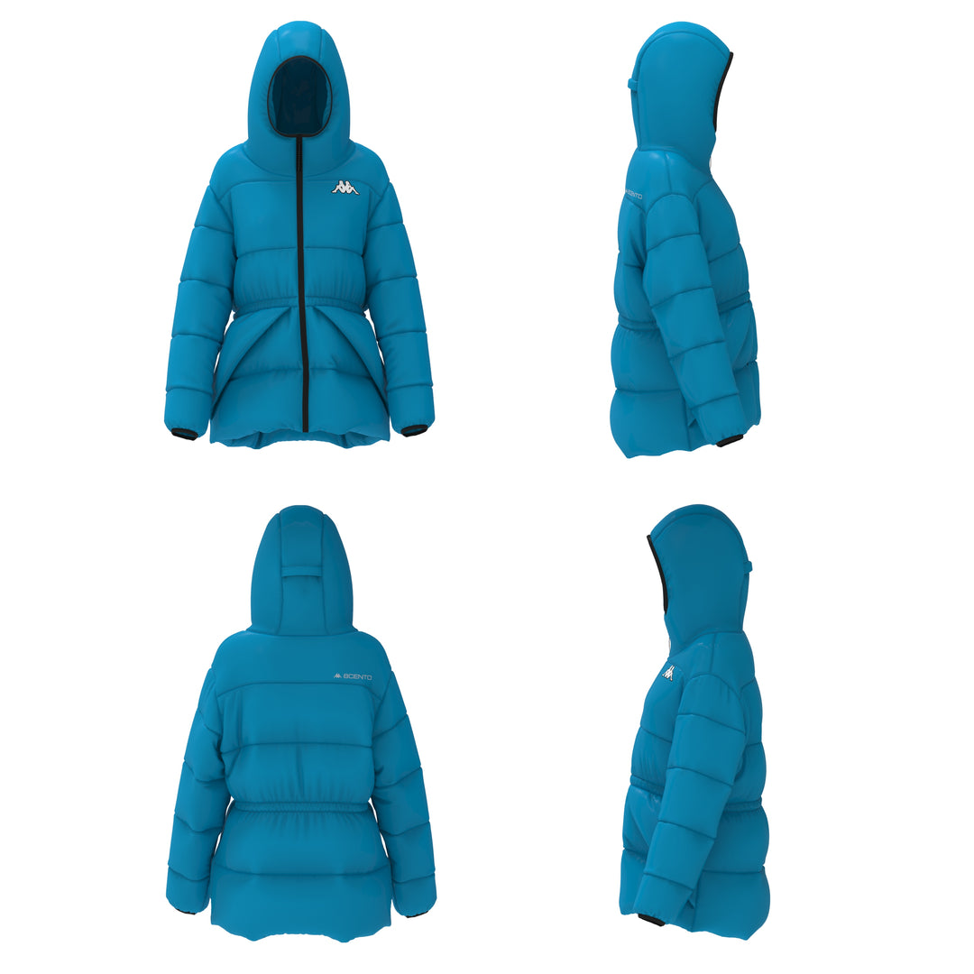 Blue Women's Regular Fit Down Padded Ski Jacket main