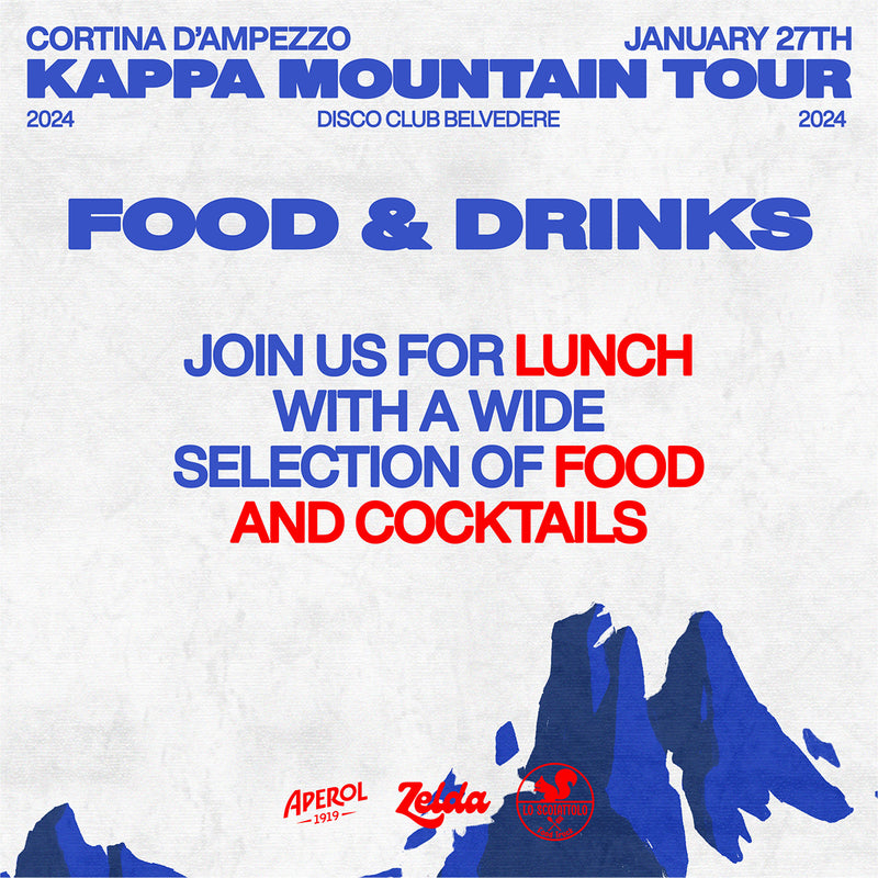 Kappa: ENJOY THE EVENT Join Kappa in an Après-Ski with a wide offer of...