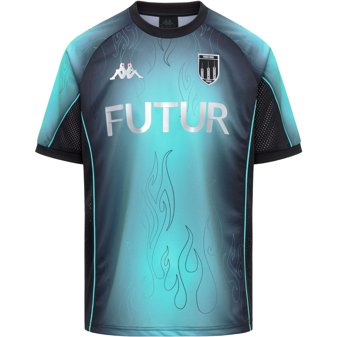 FUTURO KFF - T-shirt - Maglie sportive - Uomo - TURQUOISE CURACAO - BLACK