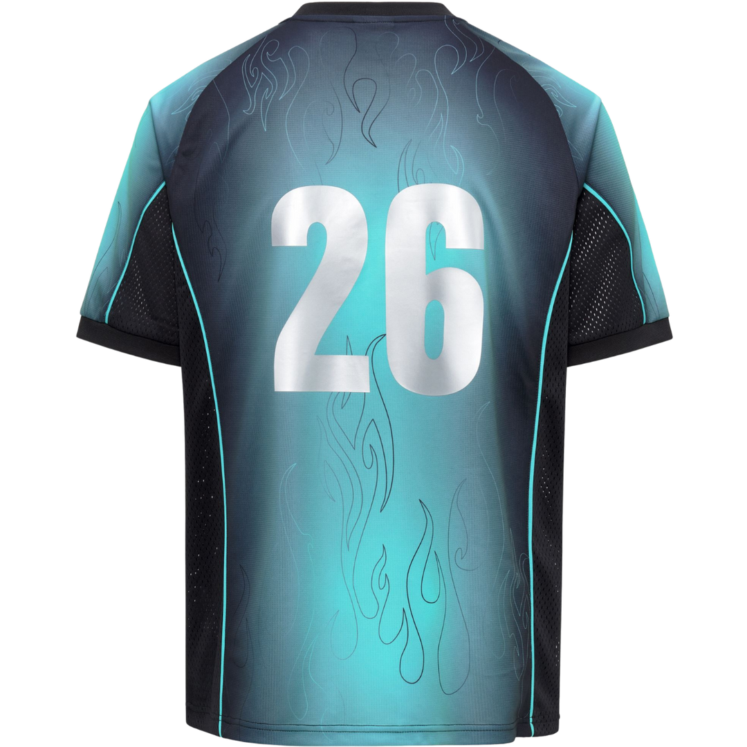 FUTURO KFF - T-shirt - Maglie sportive - Uomo - TURQUOISE CURACAO - BLACK
