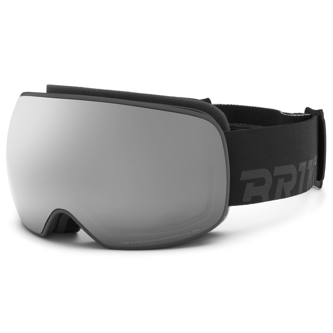 Masque de ski unisexe gris à aimant interchangeable avec lentille supplémentaire main