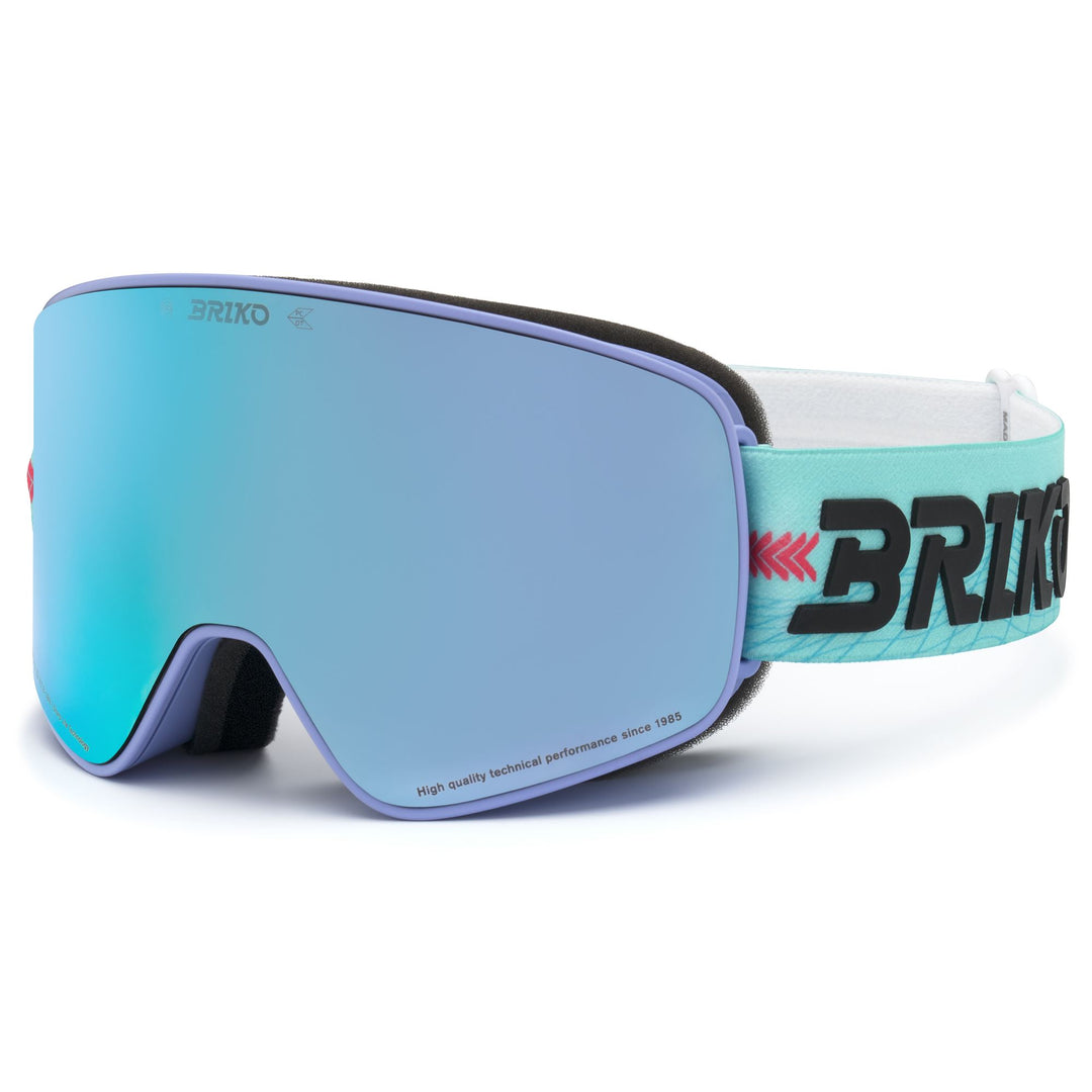Maschera da sci unisex blu con lenti intercambiabili main