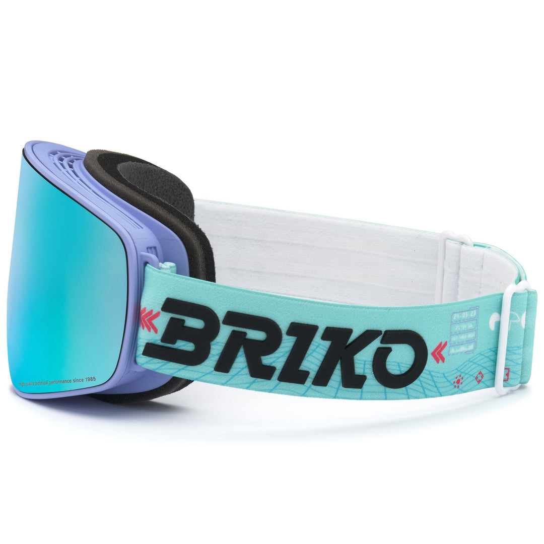 Maschera da sci unisex blu con lenti intercambiabili main