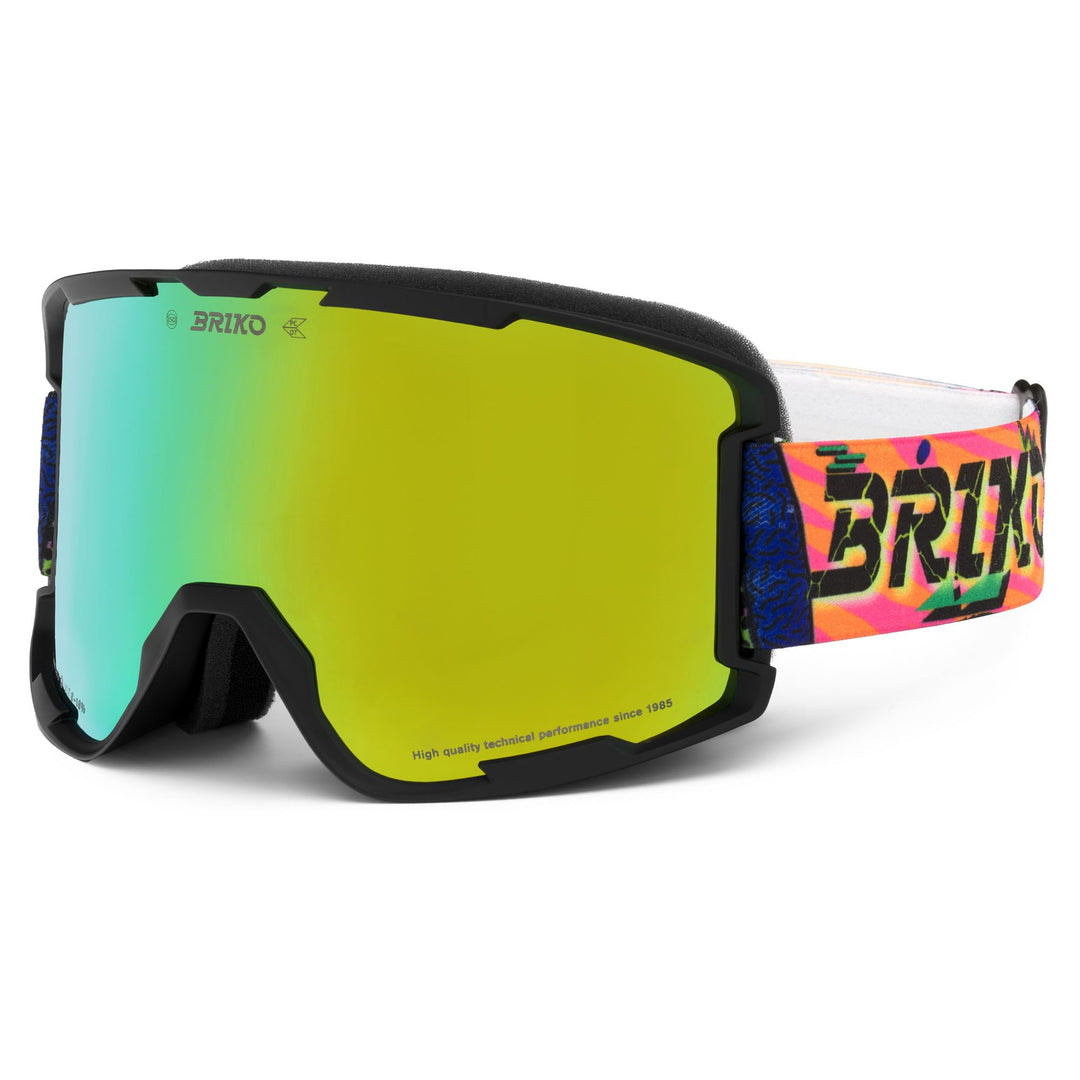 MARLO - Goggles - Ski Goggles - Unisex - Black Fantasy Lime-LIM3-Dune main