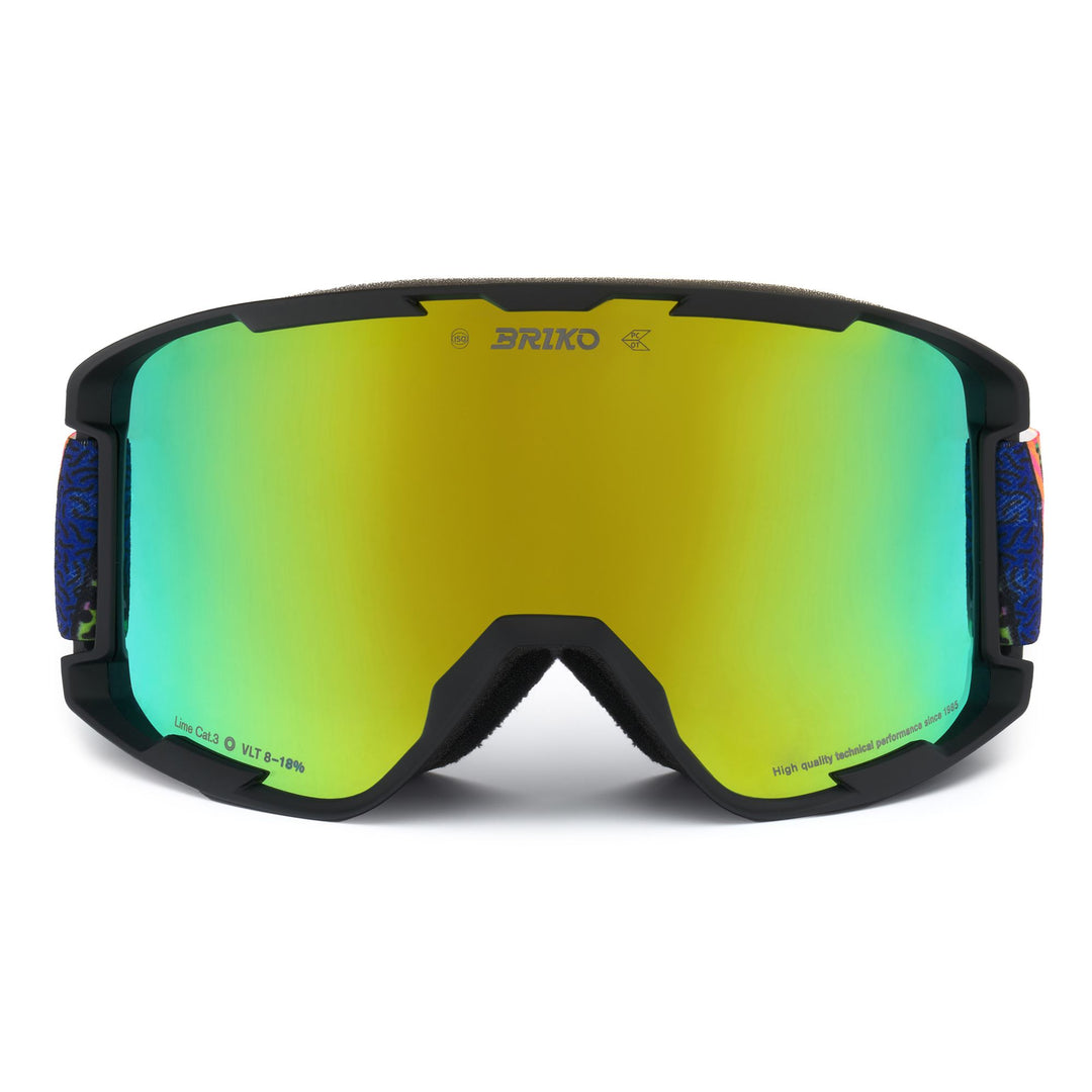 MARLO - Goggles - Ski Goggles - Unisex - Black Fantasy Lime-LIM3-Dune 01
