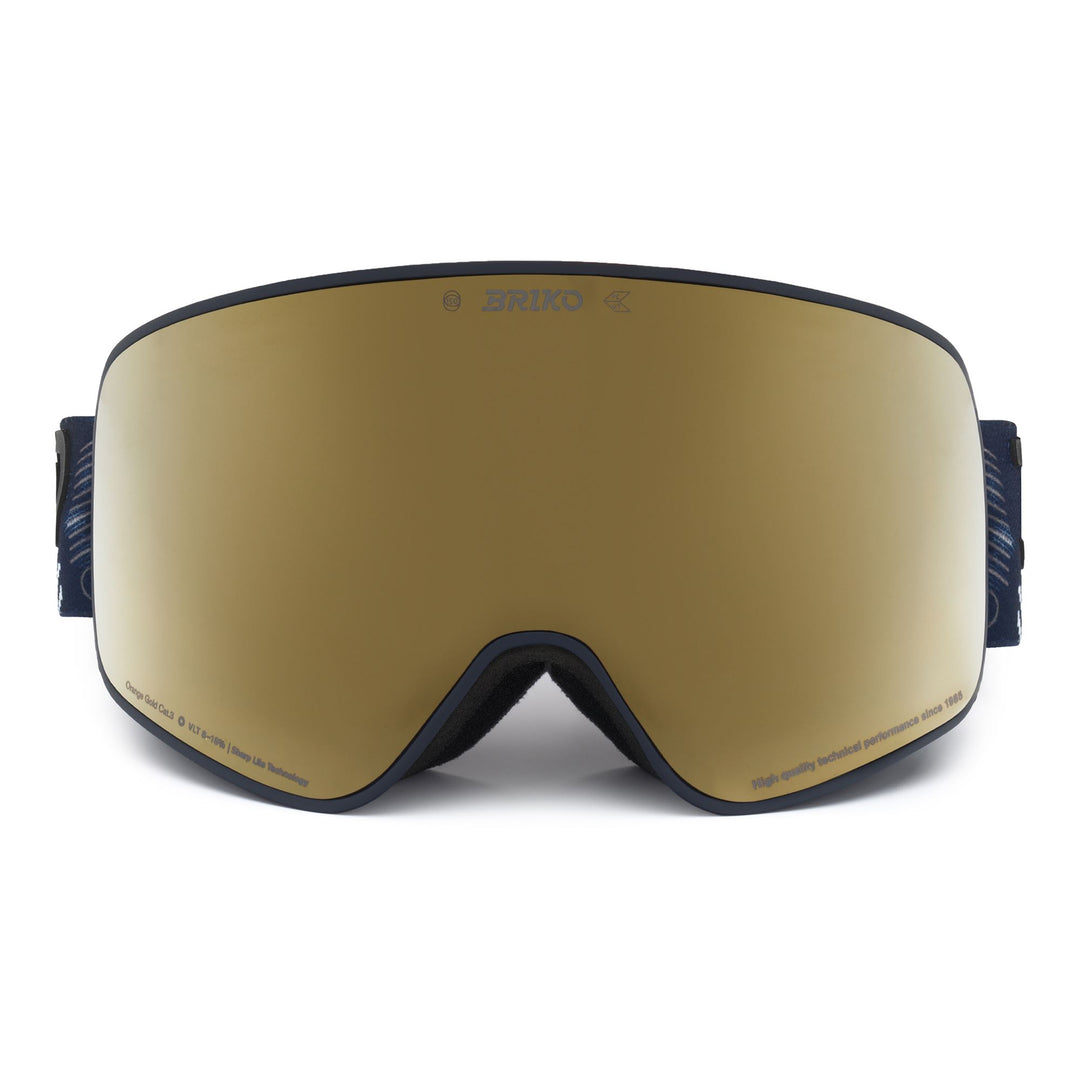 Lunettes de ski cylindriques unisexes bleues avec revêtement antibuée 01