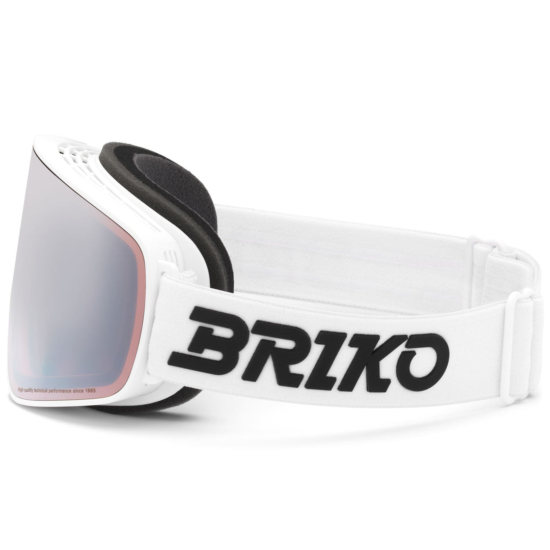 White Unisex Ski Goggles with Sharp Lite Anti-Fog Technology main