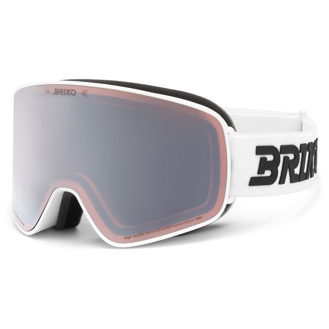 White Unisex Ski Goggles with Sharp Lite Anti-Fog Technology main