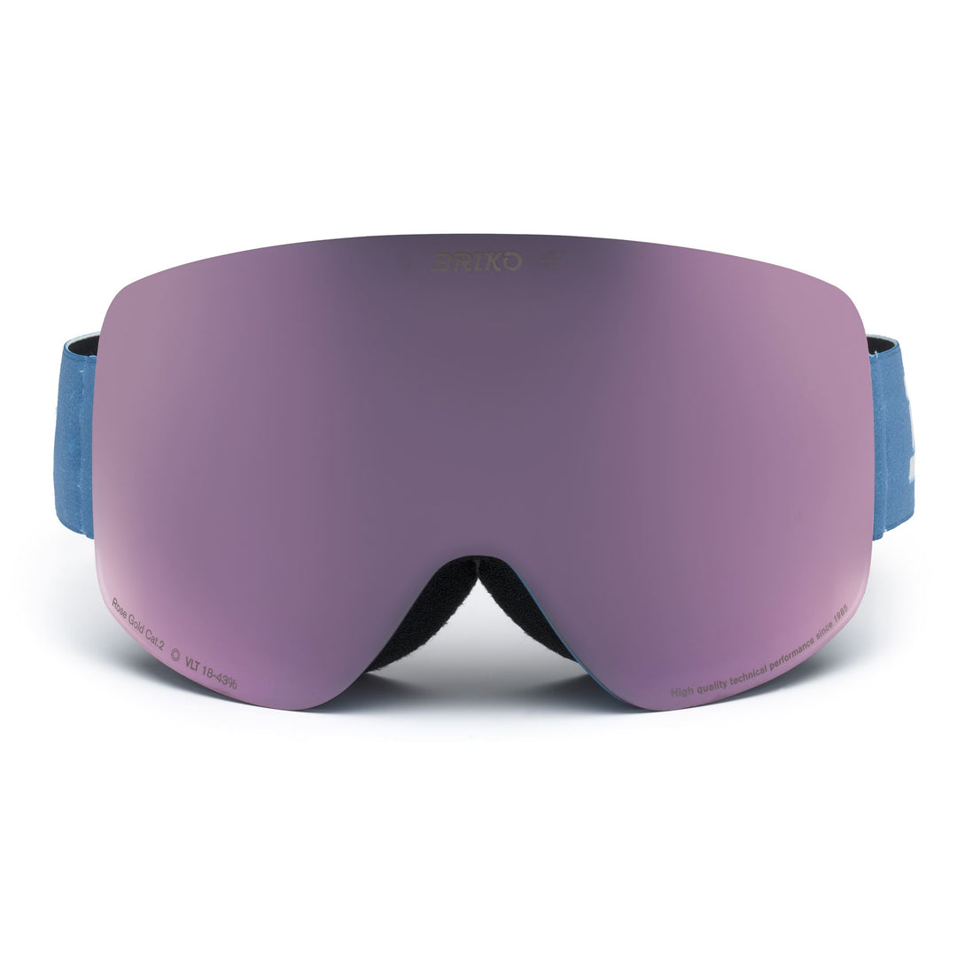 Gafas de esquí unisex sin marco azules con tratamiento antivaho main