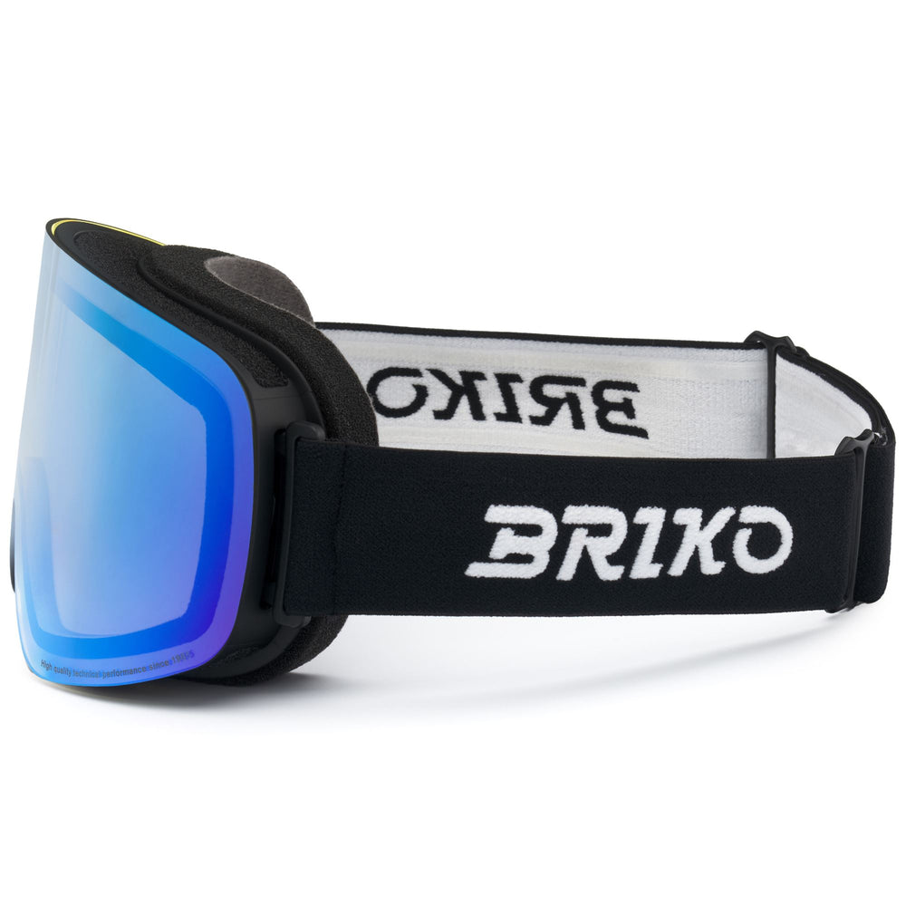 Lunettes de ski cylindriques noires unisexes avec traitement antibuée 02