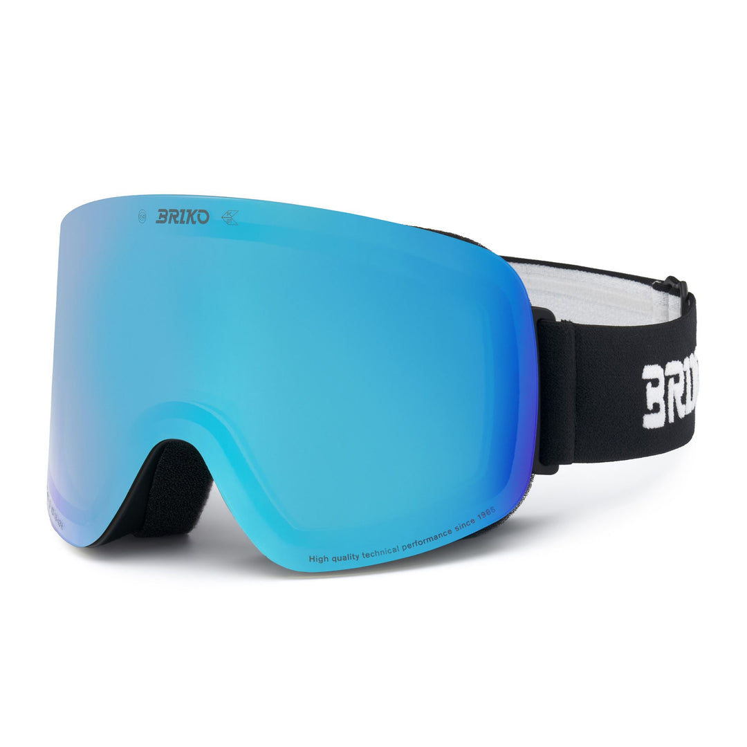 Black Unisex Frameless Ski Goggles with Anti-Fog Lens main