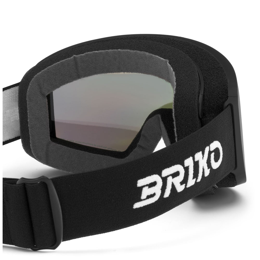 Gafas negras de esquí unisex con doble lente cilíndrica main