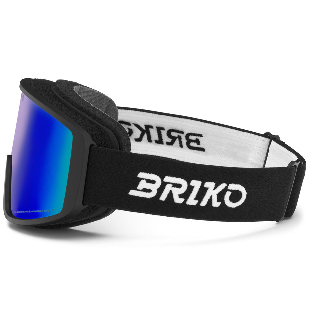 Gafas negras de esquí unisex con doble lente cilíndrica main