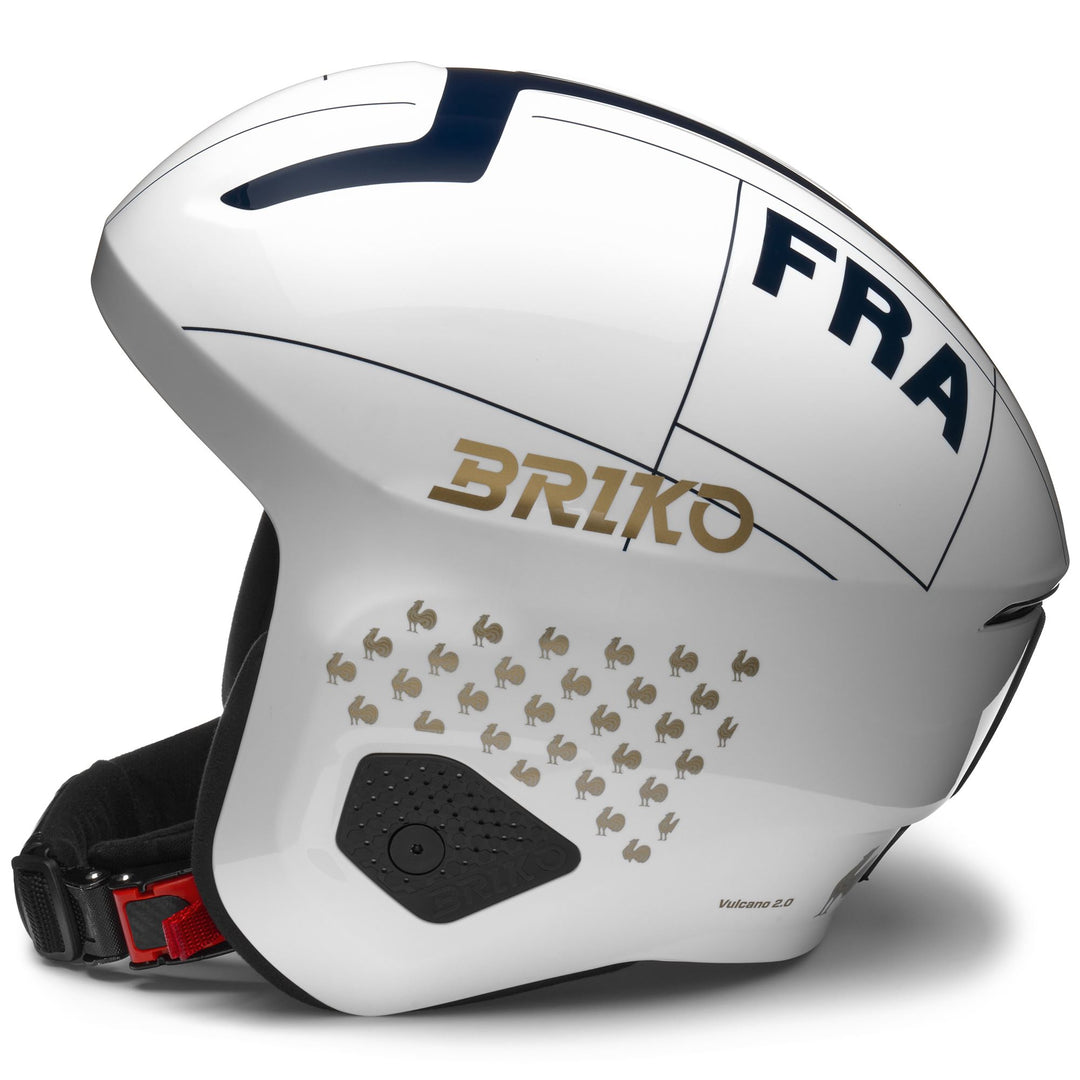 VULCANO 2.0 FRANCE - Helmets - Helmet - Unisex - Shiny White-Tangaroa Blue-Gold main