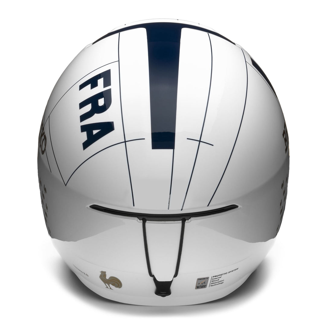 VULCANO 2.0 FRANCE - Helmets - Helmet - Unisex - Shiny White-Tangaroa Blue-Gold main