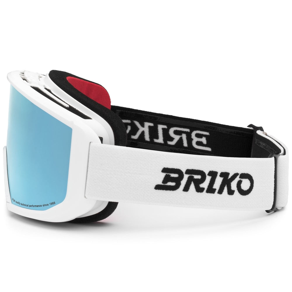 Lunettes de ski cylindriques blanches unisexes avec technologie Sharp Lite 02