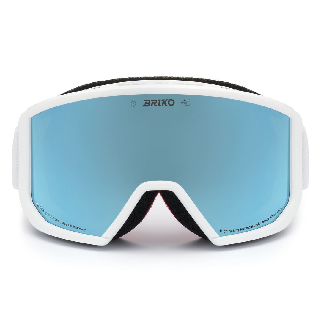 Unisex Ski Goggles with Double Cylindrical Lens White main