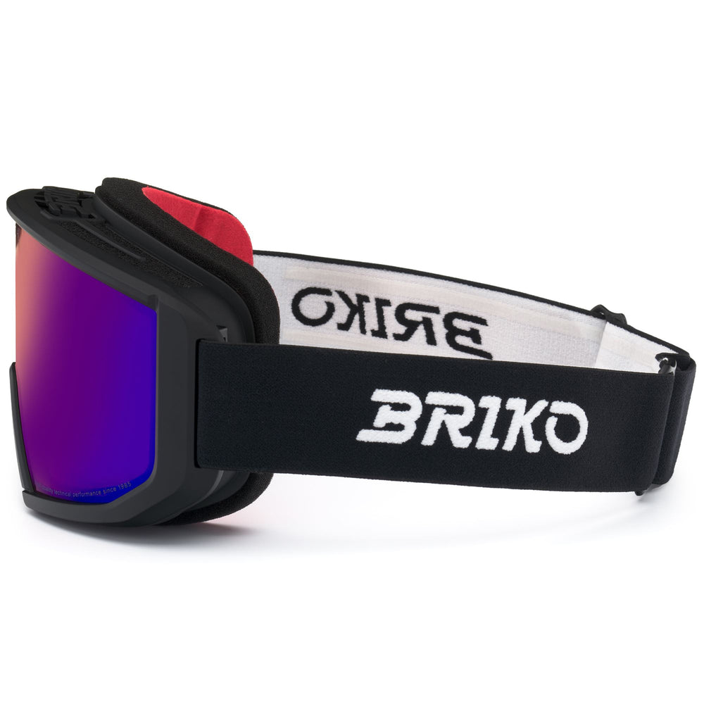 Masque de ski unisexe noir à double lentille cylindrique 02