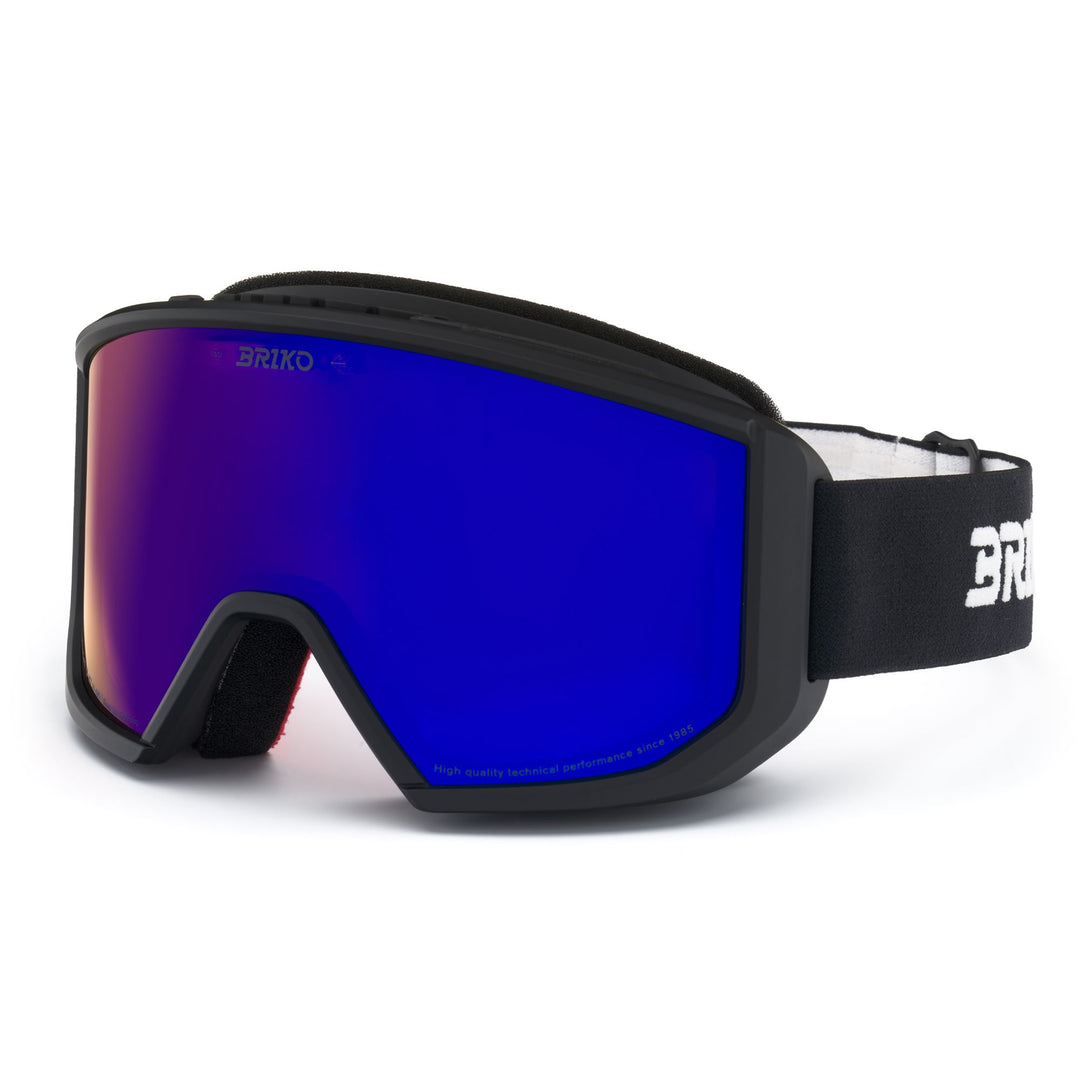 Unisex Black Ski Goggles with Double Cylindrical Lens main