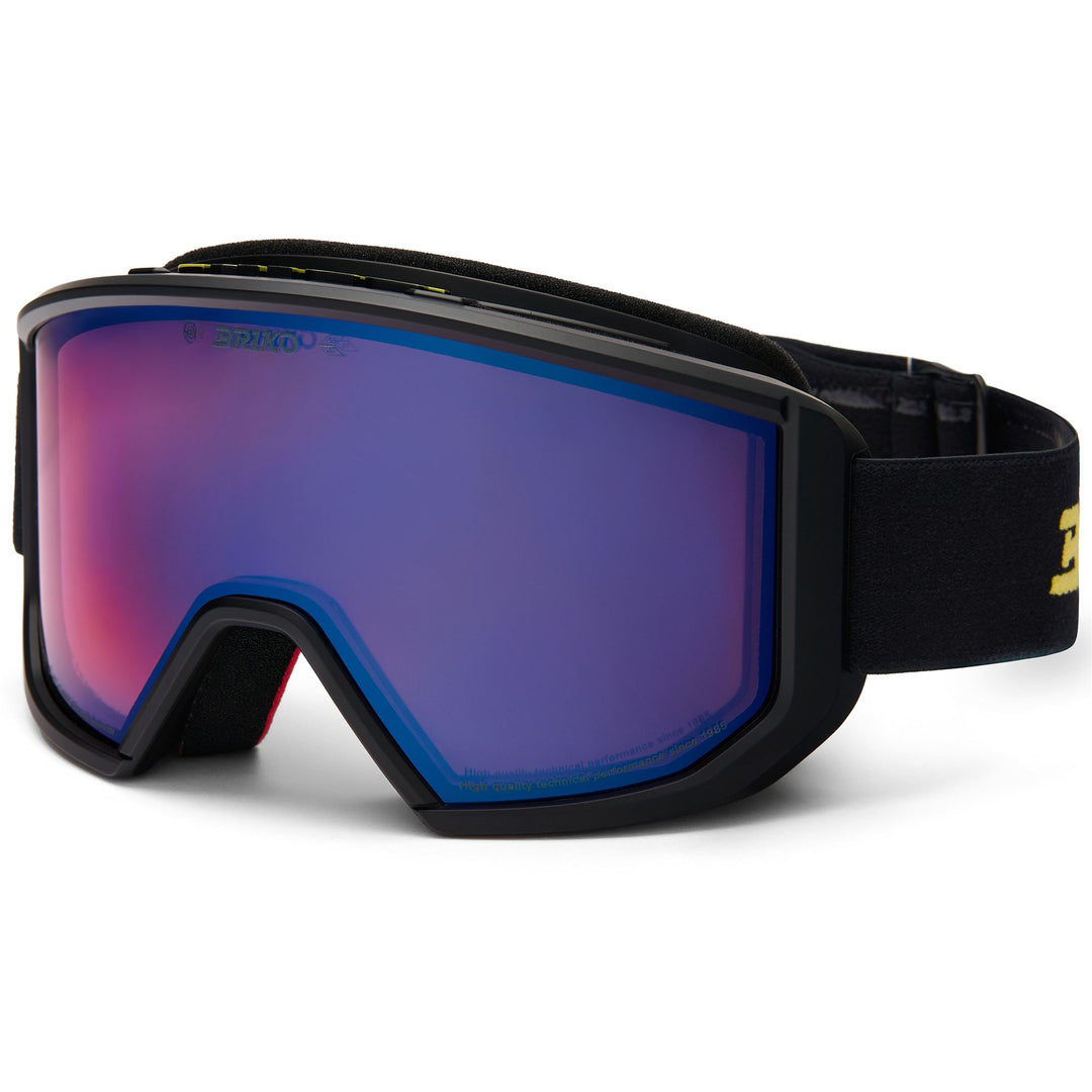 Unisex Ski Goggles with Double Cylindrical Lens Black main