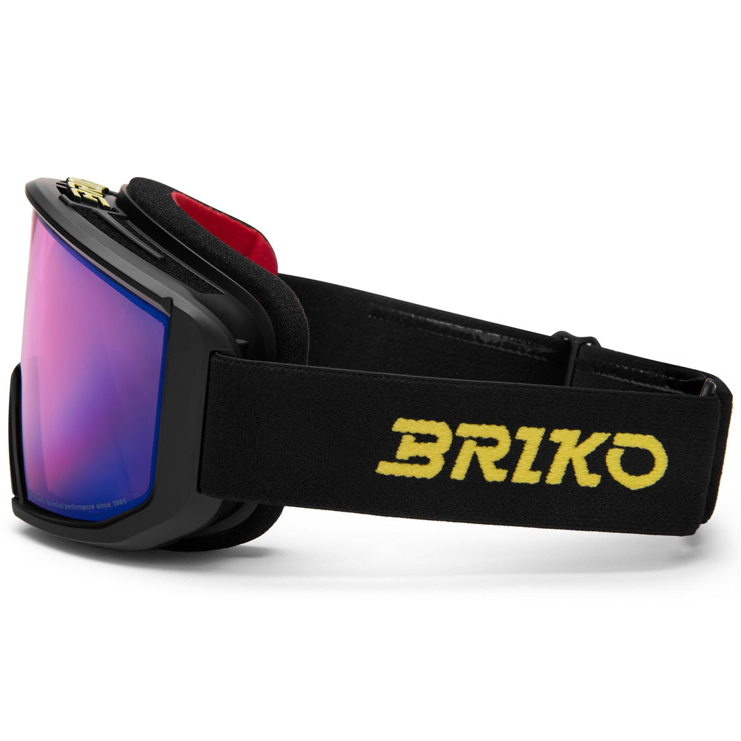 Unisex Ski Goggles with Double Cylindrical Lens Black main