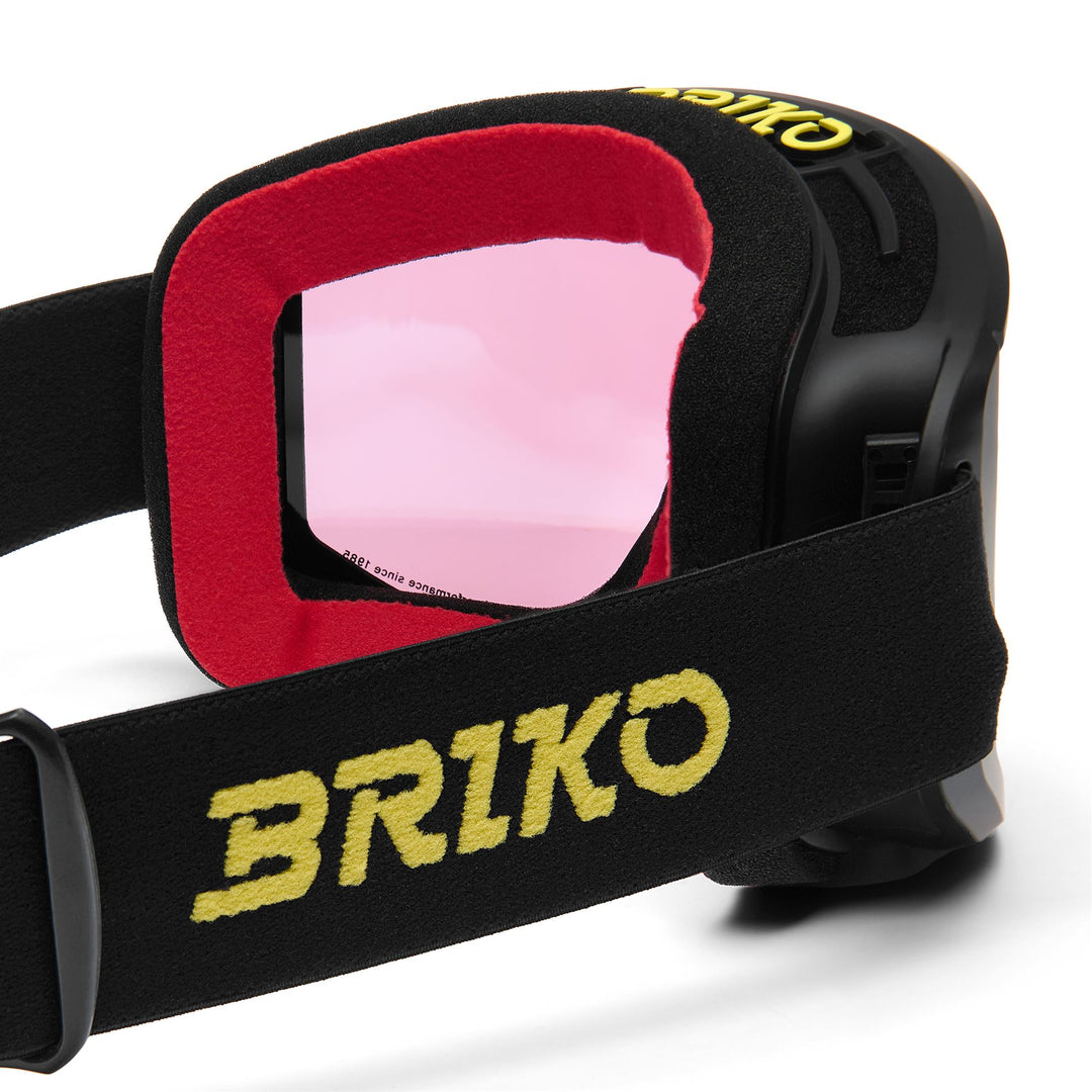 Unisex Ski Goggles with Double Cylindrical Lens Black main
