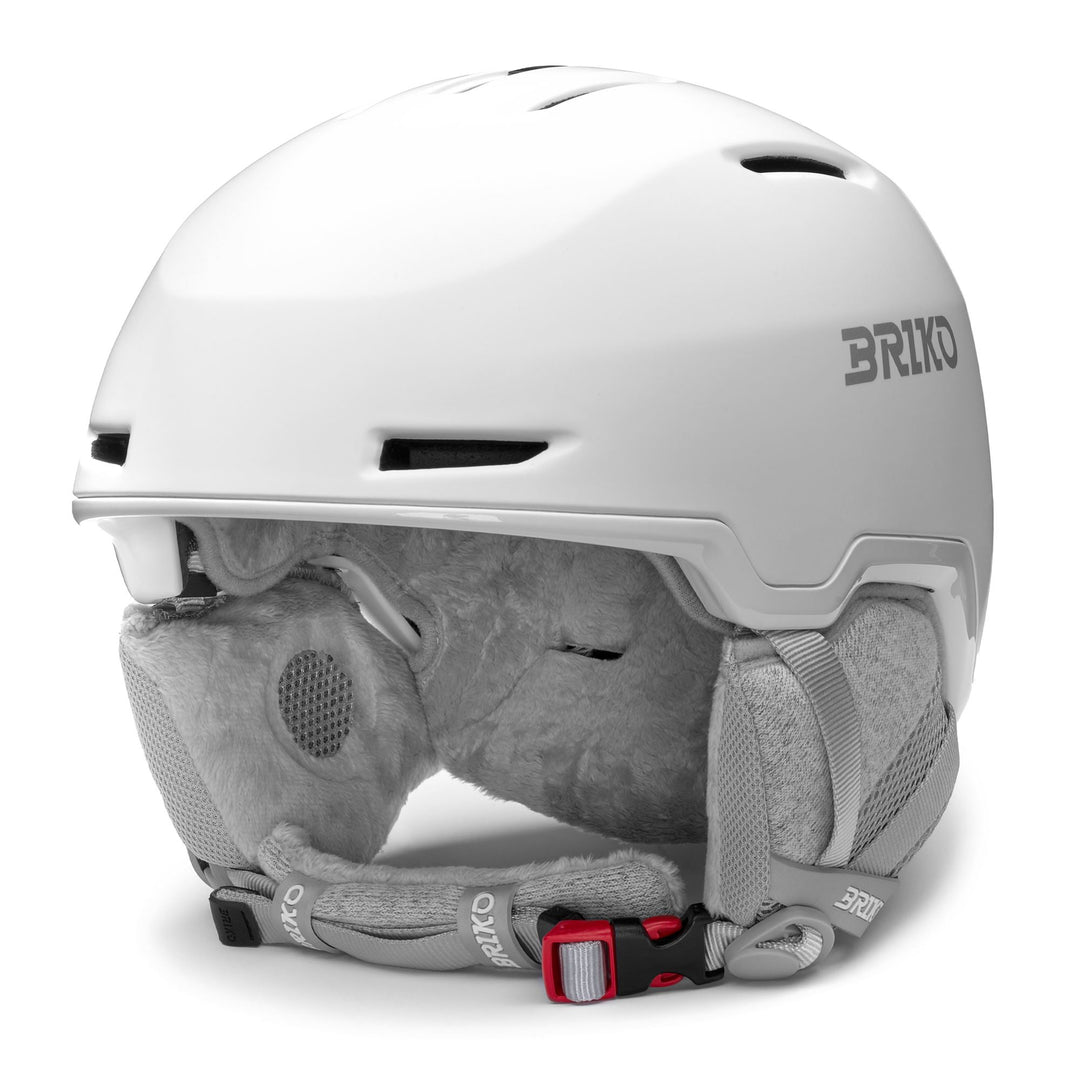Casque de ski léger gris pour femme avec ventilation réglable 01