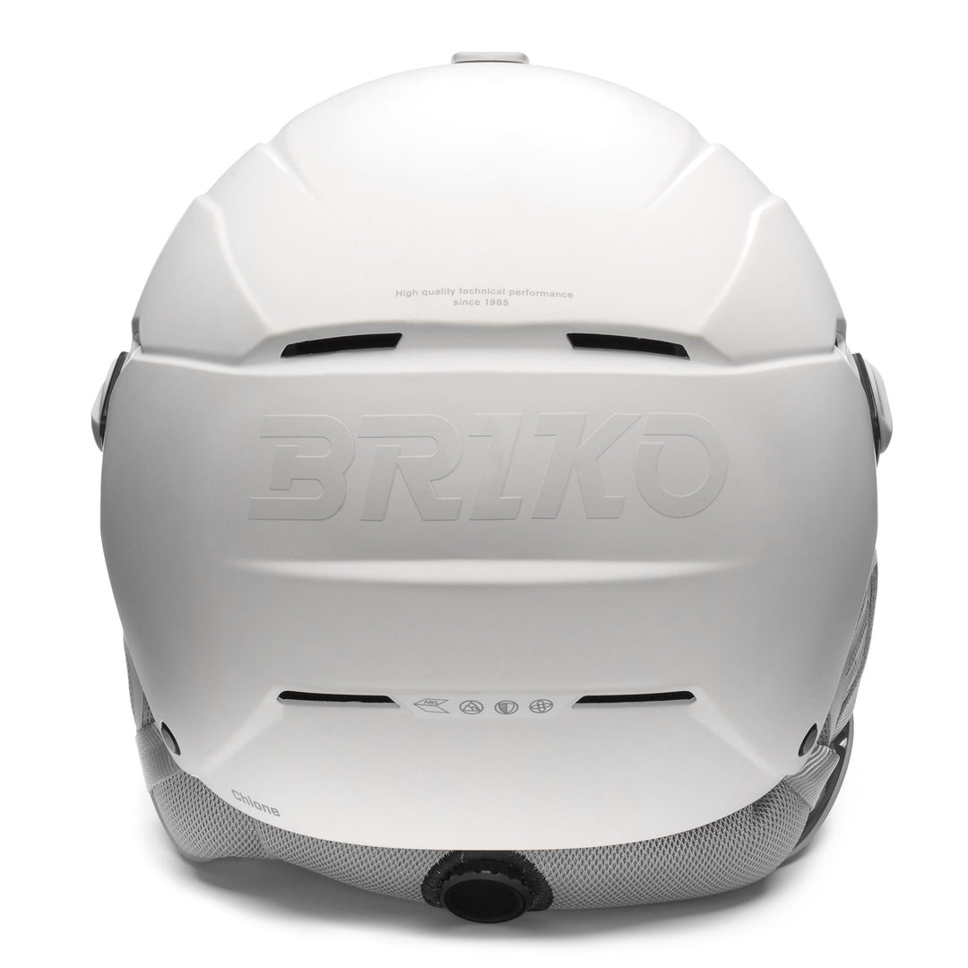 White Women's Ski Helmet with Active Ventilation and Anti-bacterial Fabric main