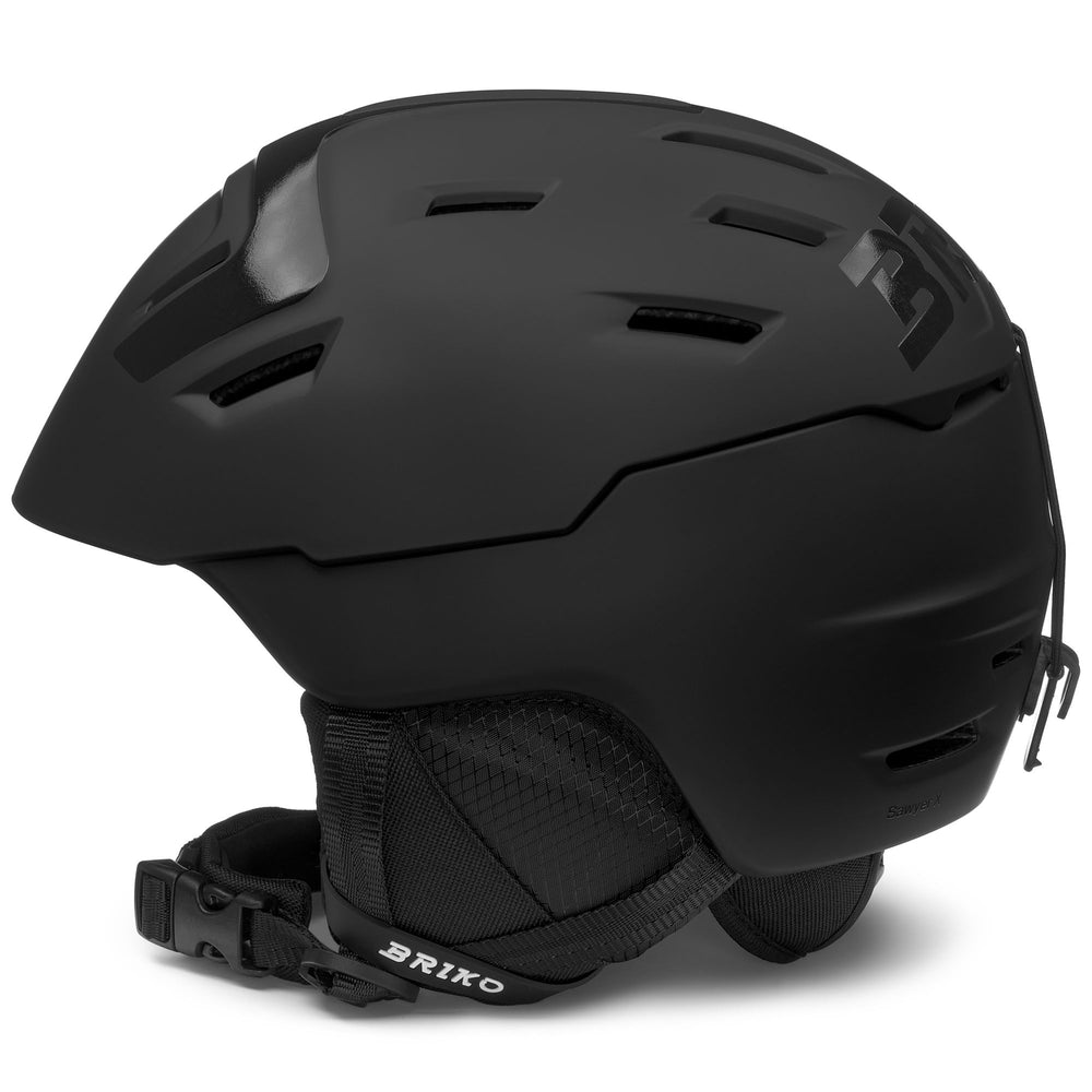 Casque de ski hybride unisexe noir résistant aux chocs 02
