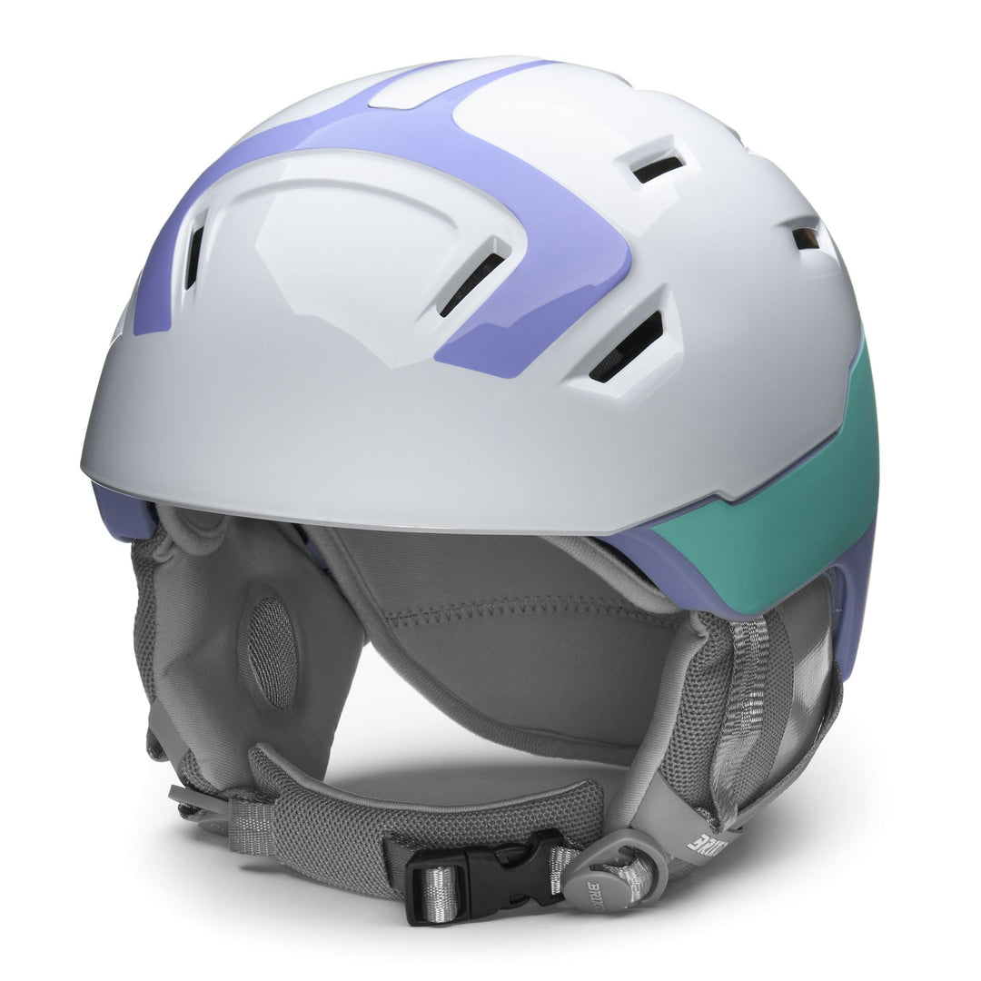 NIVES X - Helmets - Helmet - Woman - Shiny Matt White-Lavander Violet-Viking Green-Red-White 01