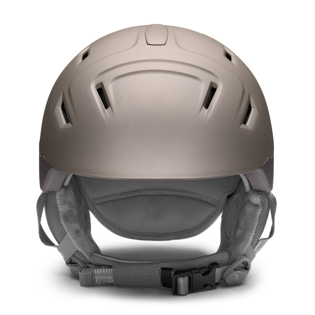 Brown Women's Hybrid Ski Helmet with Ventilation System main