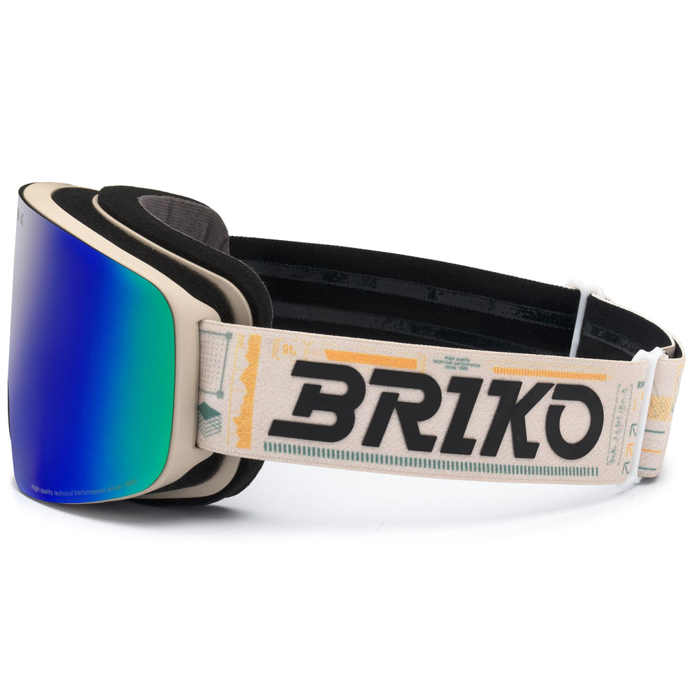 Masque de ski unisexe orange avec système de changement d'écran magnétique 02