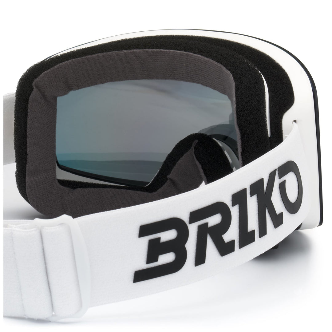 White Unisex Ski Goggles with Magnetic Lens Change System main