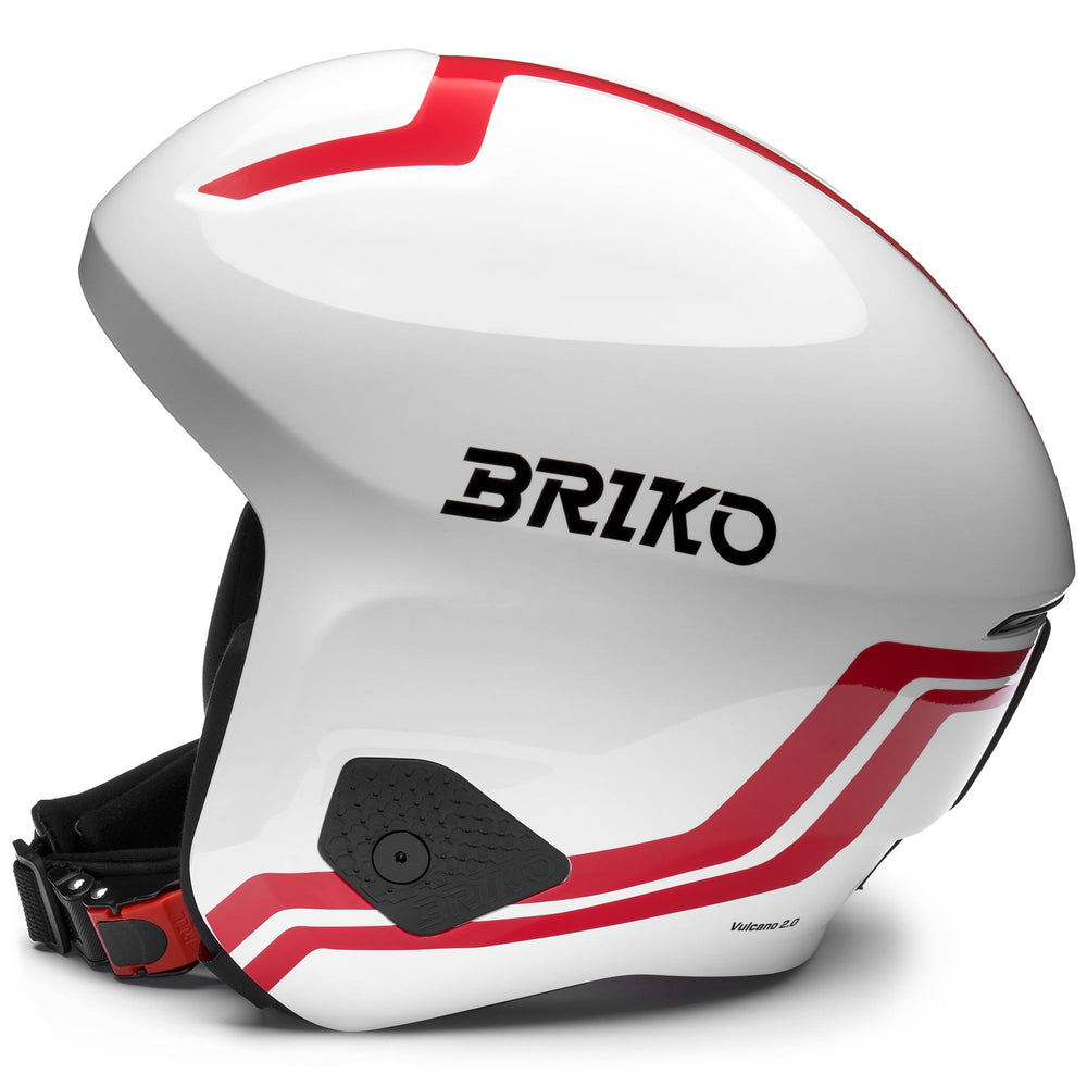 Casco da sci unisex rosso e bianco con tecnologia Mips 02