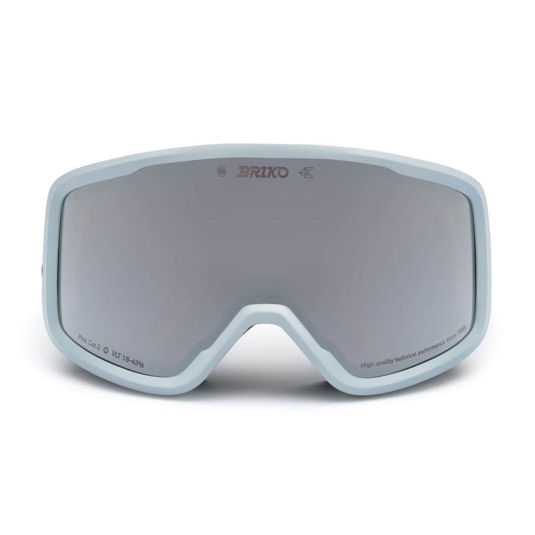 Masque de ski unisexe bleu avec double écran cylindrique 01