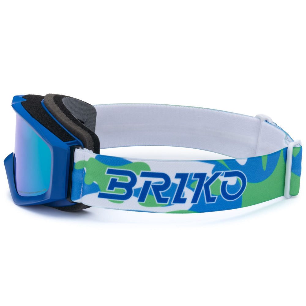 Lunettes de ski unisexes bleues pour enfants avec verres cylindriques 02