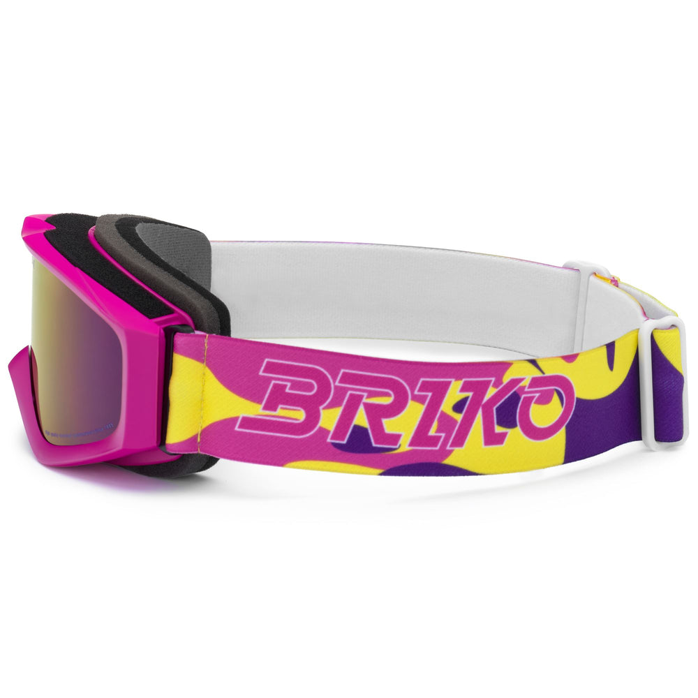 Masque de ski cylindrique unisexe Violet Kid avec protection UV 02